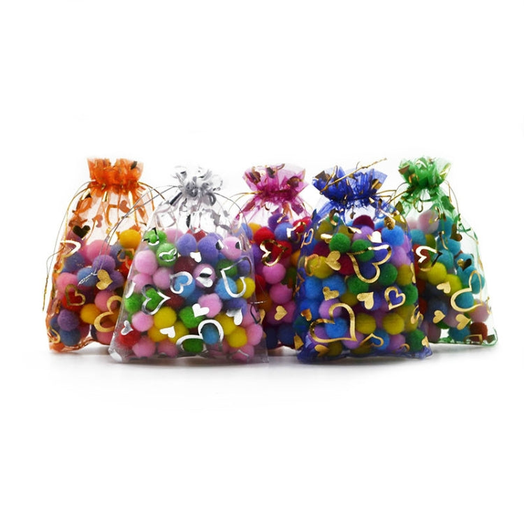 100 PCS Gift Pouches Bag Organza Bags Jewelry Candy Packaging Bags, 7x9cm, 10x12cm, 11x16cm, 13x18cm, 15x20cm, 17x23cm, 20x30cm