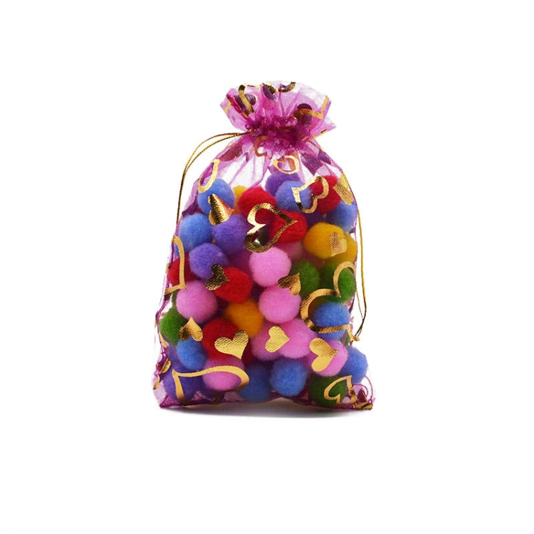 100 PCS Gift Pouches Bag Organza Bags Jewelry Candy Packaging Bags, 7x9cm, 10x12cm, 11x16cm, 13x18cm, 15x20cm, 17x23cm, 20x30cm