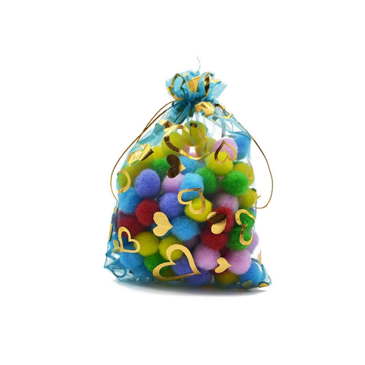 100 PCS Gift Pouches Bag Organza Bags Jewelry Candy Packaging Bags, 7x9cm, 10x12cm, 11x16cm, 13x18cm, 15x20cm, 17x23cm, 20x30cm