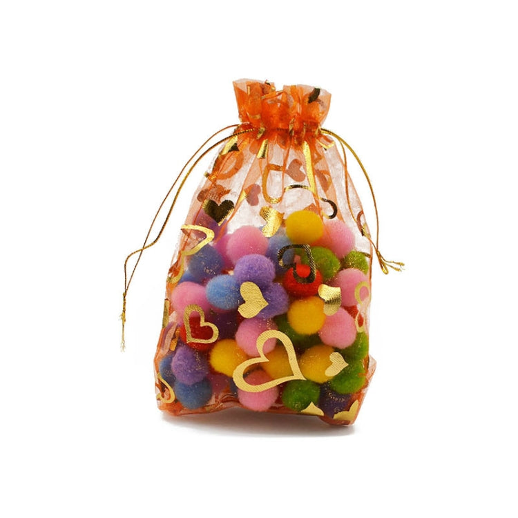 100 PCS Gift Pouches Bag Organza Bags Jewelry Candy Packaging Bags, 7x9cm, 10x12cm, 11x16cm, 13x18cm, 15x20cm, 17x23cm, 20x30cm