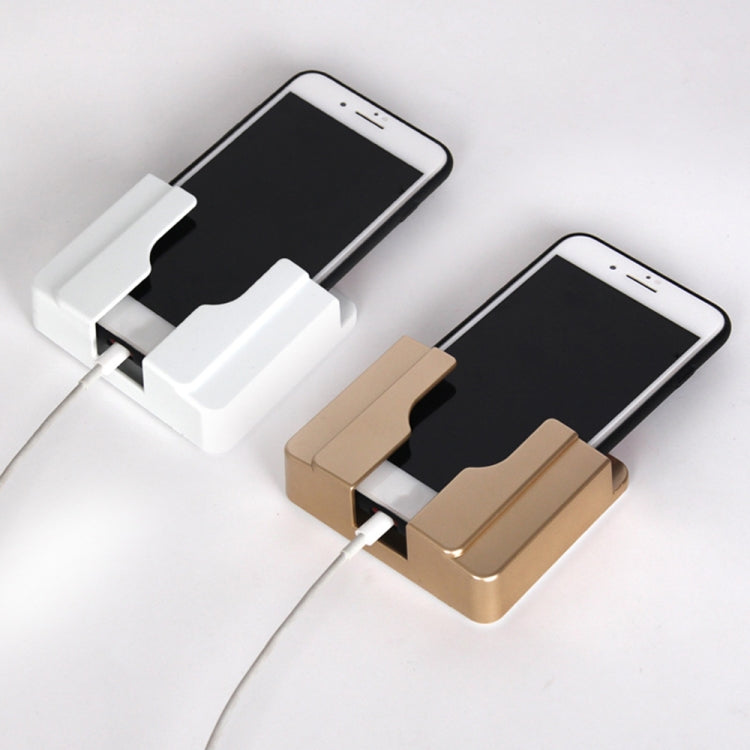 Wall  Mobile Phone Holder Stand Socket Charger Storage Box