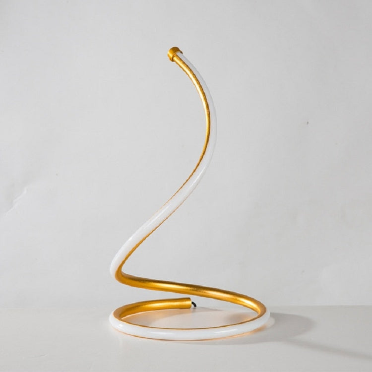 LED Spiral Table Lamp Home Living Room Bedroom Decoration Lighting Bedside Light, EU Plug, US Plug, UK Plug, AU Plug, Without Plug