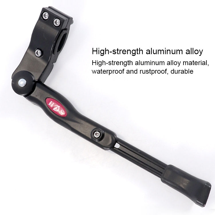 Bicycle Mountain Bike 26 Inch Aluminum Alloy Single Support Car Ladder Foot Support Parking Rack, 26 Inch Black