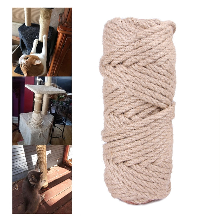 Pets Hemp Rope Cat Scratch Board Sword Rope Accessories Protect Cat Grip Toy Grabbing Materials, 3 PCS 10m, 30m, 50m, 10m