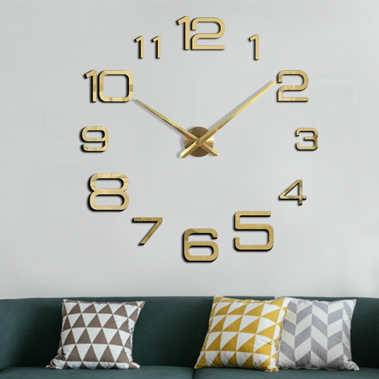 Acrylic Digital Wall Clock Home Living Room Wall Sticker Clock