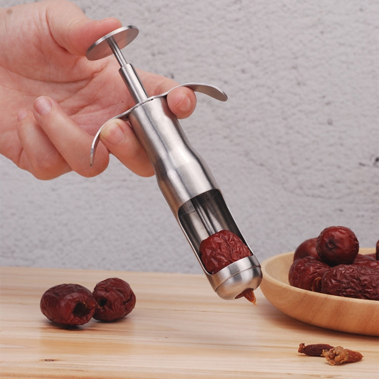 Stainless Steel Red Date Pitting Device Cherry Fruit Coring Device, Small, Large