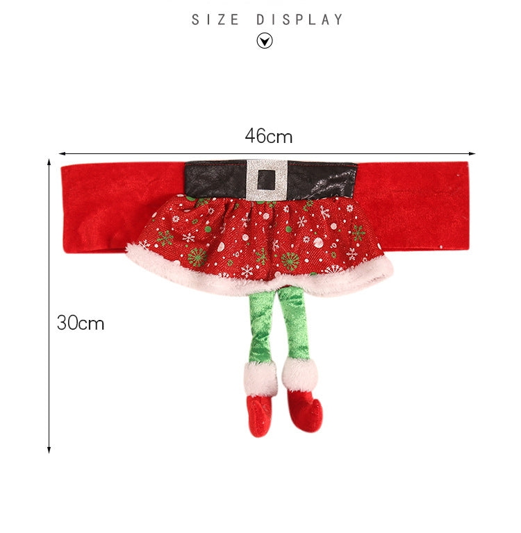 Christmas Chair Cover Decorations Christmas Table Party Ornaments