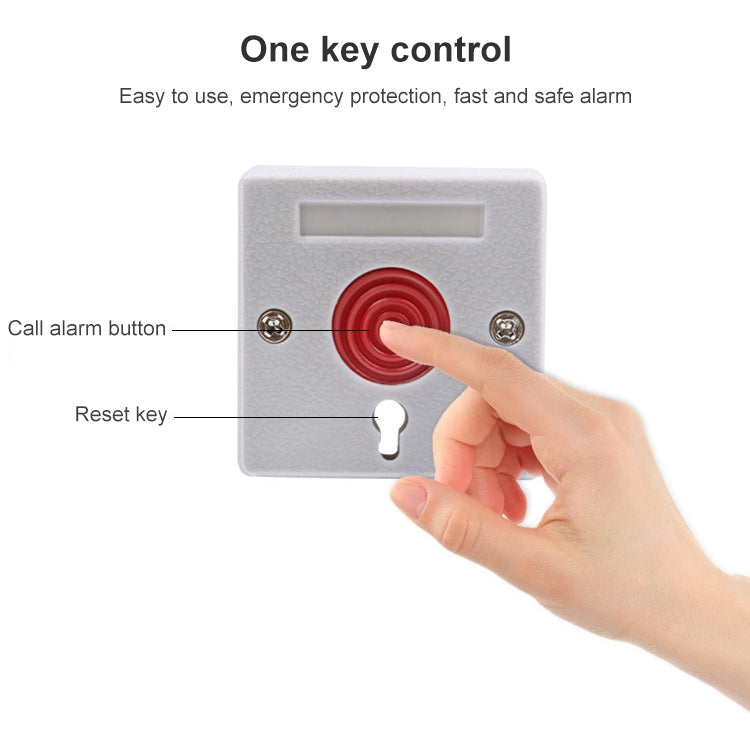 10 PCS NC NO Signal Options Security Alarm Accessories Button Panic Button Fire Alarm Emergency Switch