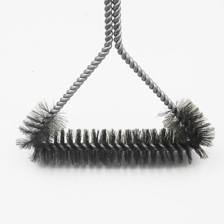 12 inch BBQ Brush Stainless Steel Wire Bristles Cleaning Brushes with Handle, 12 inch