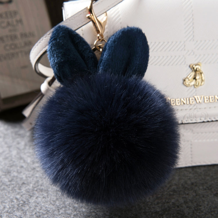 Fur Pom Keychains Fake Rabbit Fur Ball Keychain