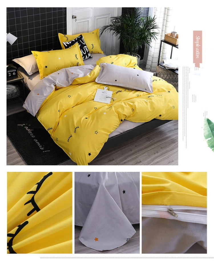 Bedding Set Luxury Family Set Sheet Duvet Cover Pillowcase, 1.2m Three-piece bedsheet, 1.5m Four-piece bedsheet, 1.8m Four-piece bedsheet, 2m Four-piece bedsheet, 2.2m Four-piece bedsheet
