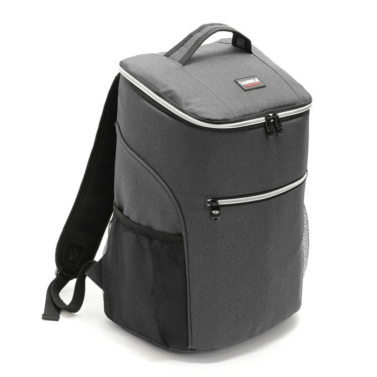 Outdoor Picnic Insulation Backpack Oxford Cloth waterproof Backpack, Backpack(Red), Backpack(Gray)