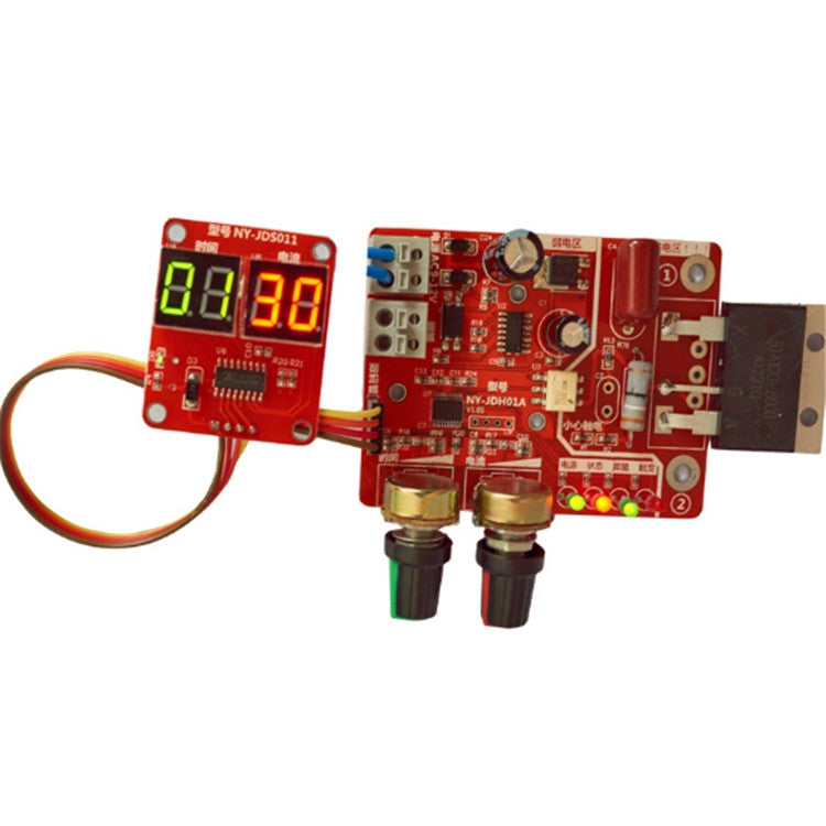 NY-D01 Spot Welding Machine Control Board Adjustment Time Current Digital Display Control Board, 40A, 100A