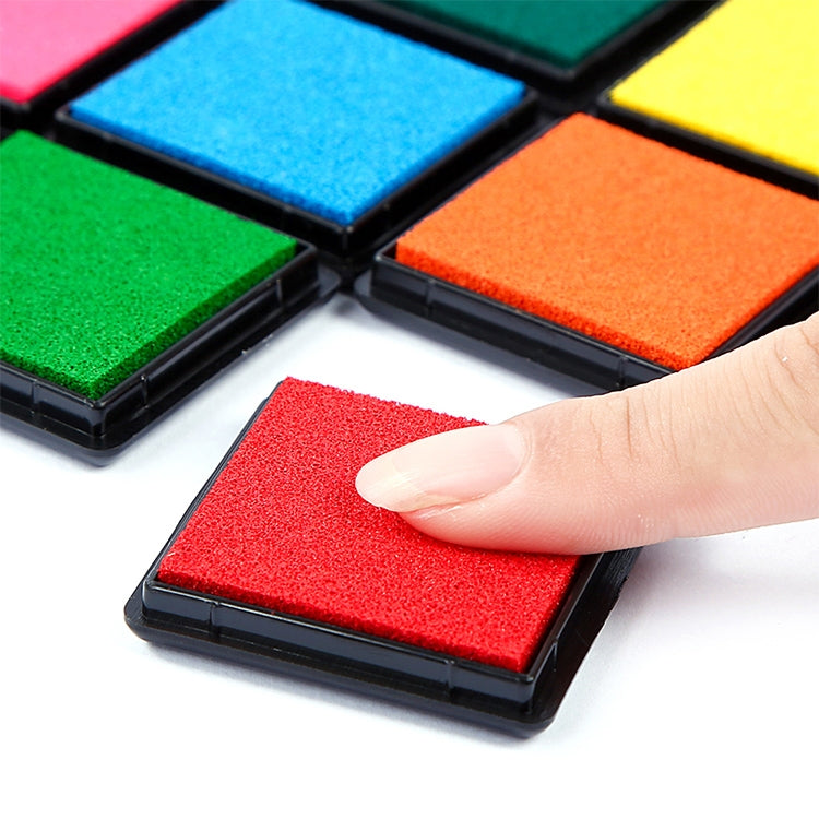 2 PCS Creative Color Ink Pad Small Ink Pad, Size:4x4cm