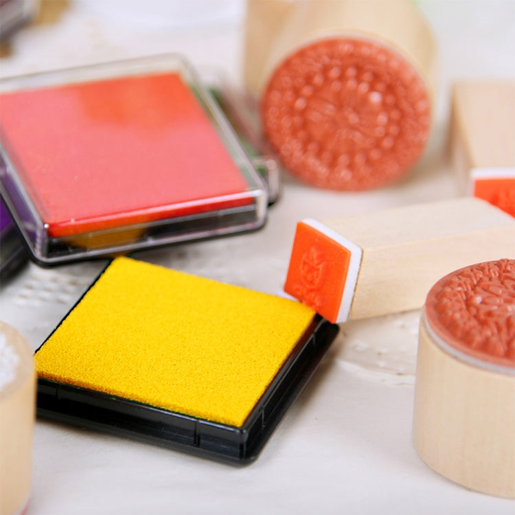 2 PCS Creative Color Ink Pad Small Ink Pad, Size:4x4cm