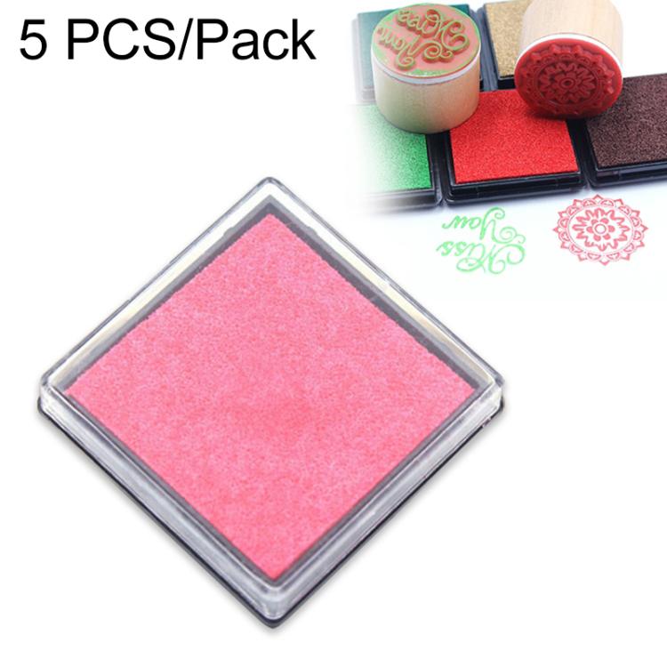 2 PCS Creative Color Ink Pad Small Ink Pad, Size:4x4cm