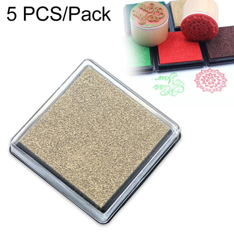 2 PCS Creative Color Ink Pad Small Ink Pad, Size:4x4cm