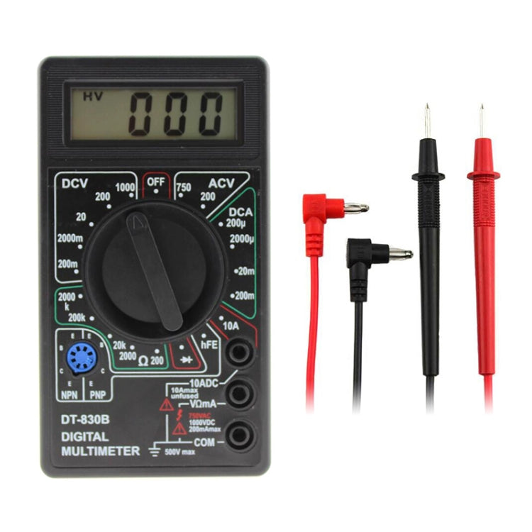 DT-830B Handheld Digital Multimeter Ammeter Voltmeter Digital Display Universal Tester Meter