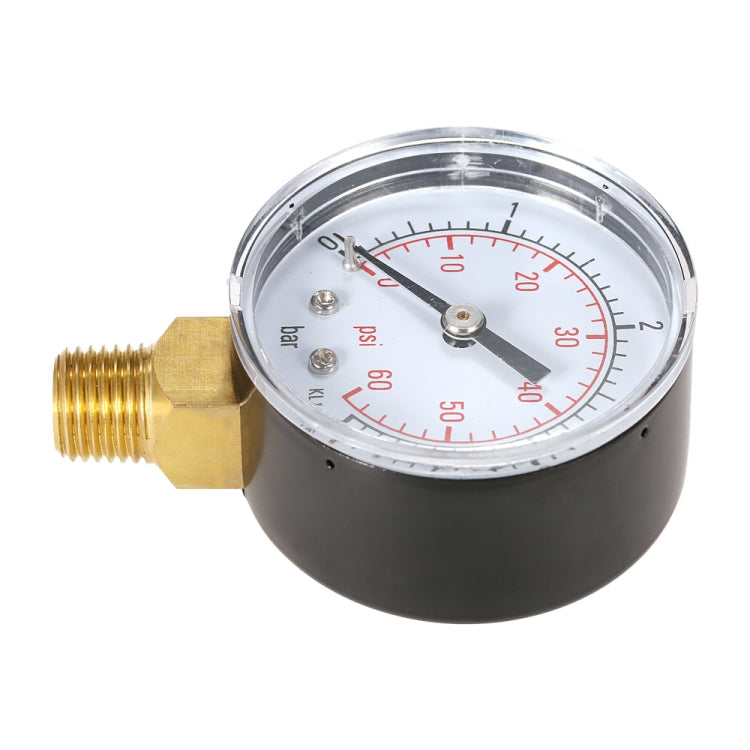 Stainless Steel Shockproof Pool Filter Hydraulic Pressure Gauge, Pressure Gauge