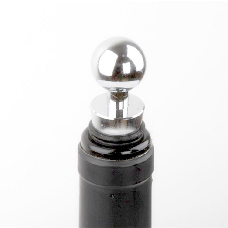 2 PCS Reusable Vacuum Sealed Red Wine Bottle Stopper, Round Shape