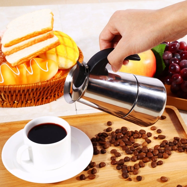 Stainless Steel Moka Coffee Maker Pot Filter