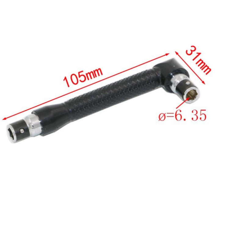 L Pole Mini Double Head Socket Wrench Screwdriver Screwdriver Head Post Handle, L Pole Wrench