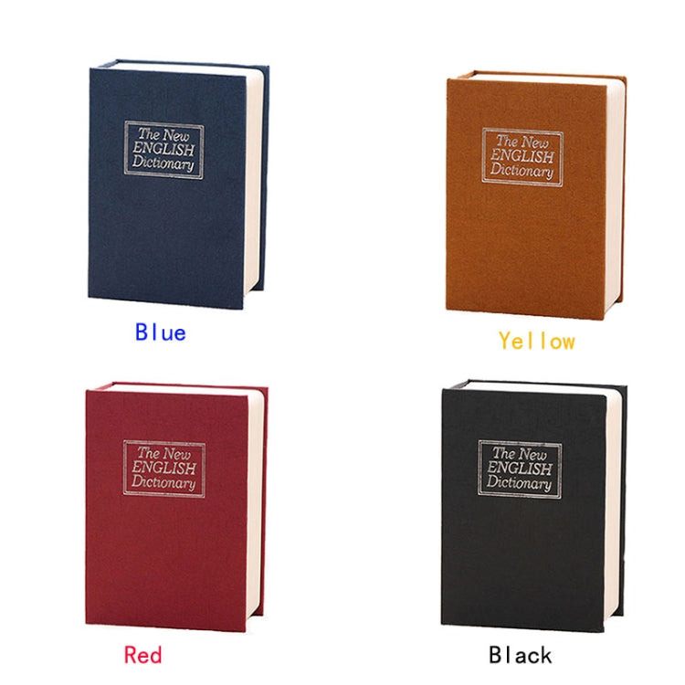 Mini Dictionary Safe Box Book Secret Security Lock Cash Money Coin Storage Jewellery key Locker(Red)