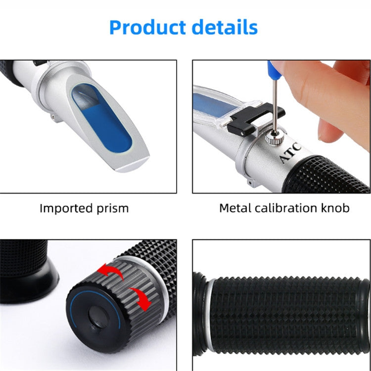 Hand-held Refractometer  Alcohol Detector Alcohol Level Meter, Refractometer