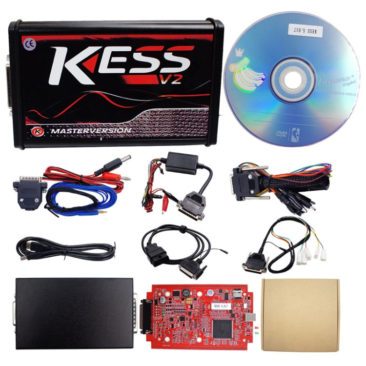 V2 V5.017 EU ECM Titanium Winols KTAG 4 LED Online Master Version ECU OBD car / truck Programmer tool, Car / Truck Programmer Tool