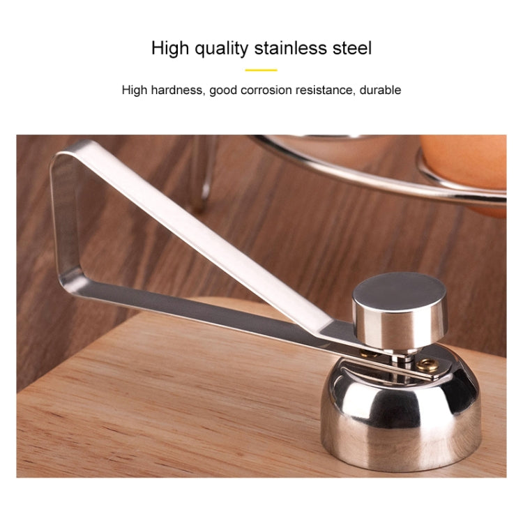 Metal Egg Scissors Egg Topper Cutter Shell Opener Stainless Steel Boiled Raw Egg Creative Kitchen Tools, Egg Topper