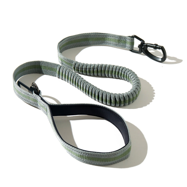 Dog Outdoor Anti-Scourge Traction Rope Nylon Reflective Elastic Stretch Dog Walking Rope, Elastic Stretch Green, Elastic Stretch Yellow