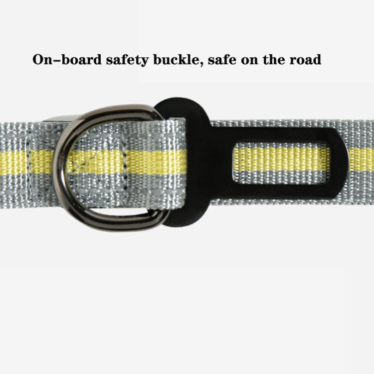 Dog Outdoor Anti-Scourge Traction Rope Nylon Reflective Elastic Stretch Dog Walking Rope, Elastic Stretch Green, Elastic Stretch Yellow