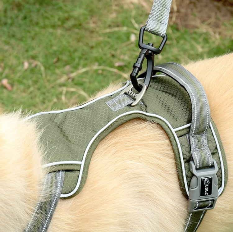 Dog Outdoor Anti-Scourge Traction Rope Nylon Reflective Elastic Stretch Dog Walking Rope, Elastic Stretch Green, Elastic Stretch Yellow