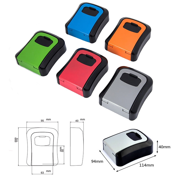 HG2 Arc Wall Mounted Password Key Box(Green)