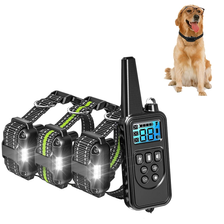 Bark Stopper Pet Supplies Collar Remote Control Collar Dog Training Device, 880-1 Black, 880-1 Green, 880-2, 880-3