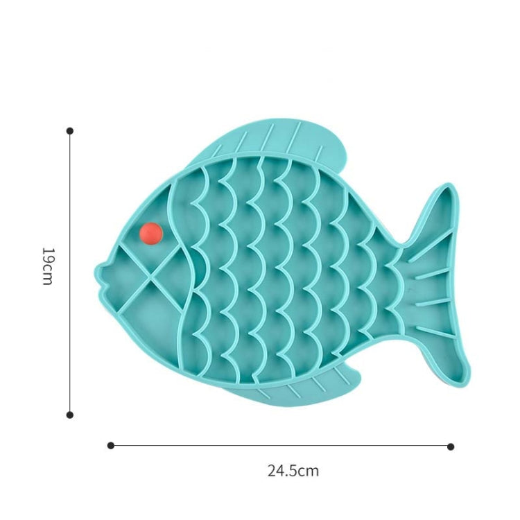 Pet Cats and Dogs Silicone Slow Food Mat Anti-choke Bowl, Fish Type, Flower Type, Claw Type