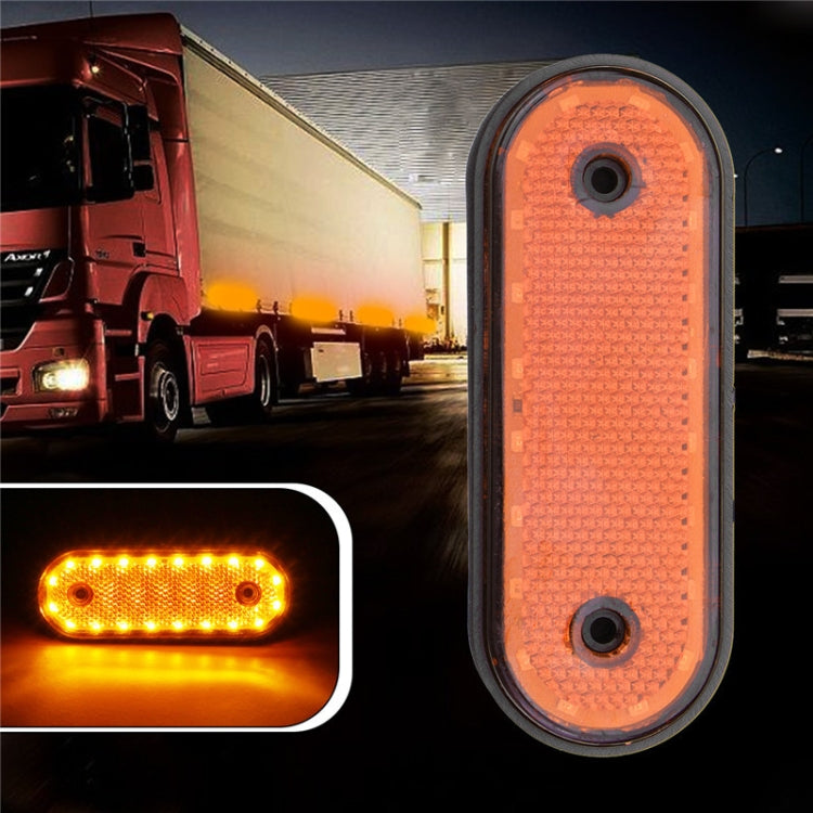 5 PCS MK-095 12/24V 20 LEDs Universal Truck Side Lights Truck Trailer Tail Lights, MK-095, MK-095 Yellow