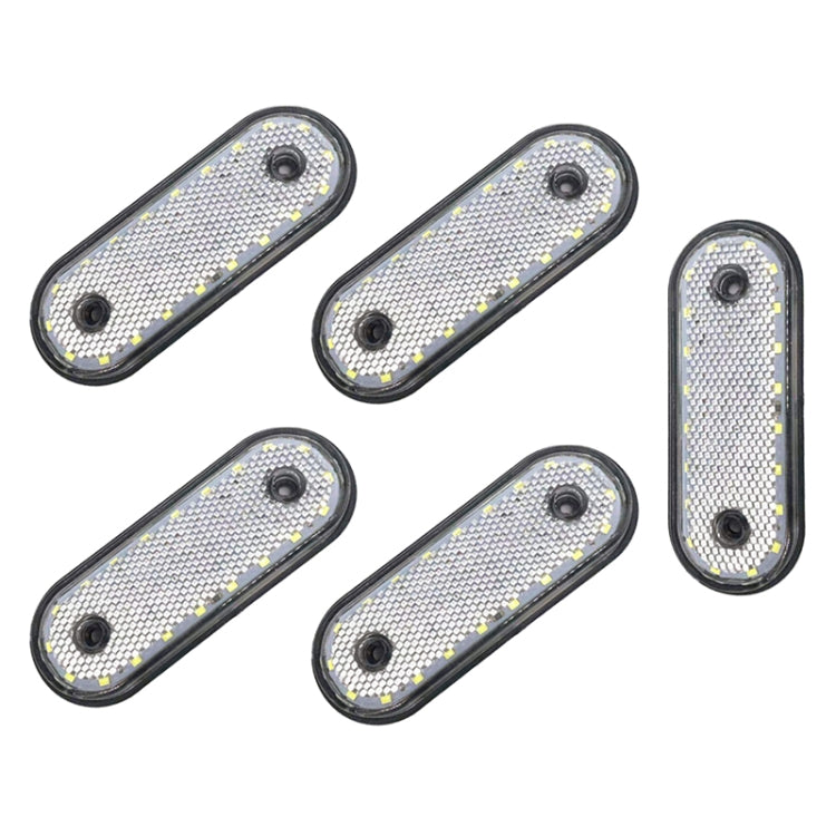 5 PCS MK-095 12/24V 20 LEDs Universal Truck Side Lights Truck Trailer Tail Lights, MK-095, MK-095 Yellow