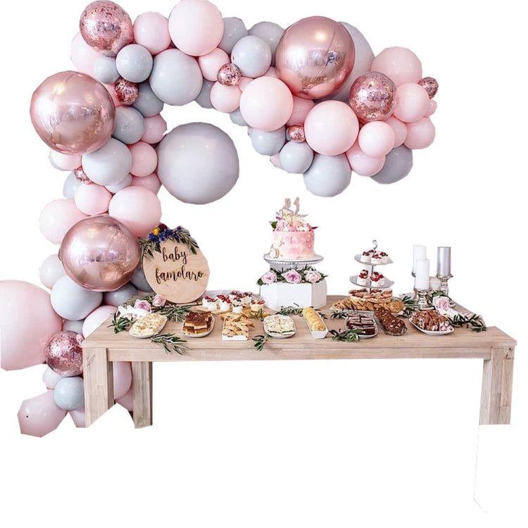 Wedding Balloon Decoration Package Macaron Latex Balloon Set Birthday Wedding Room Wedding Party Decoration, Macaron Latex Balloon