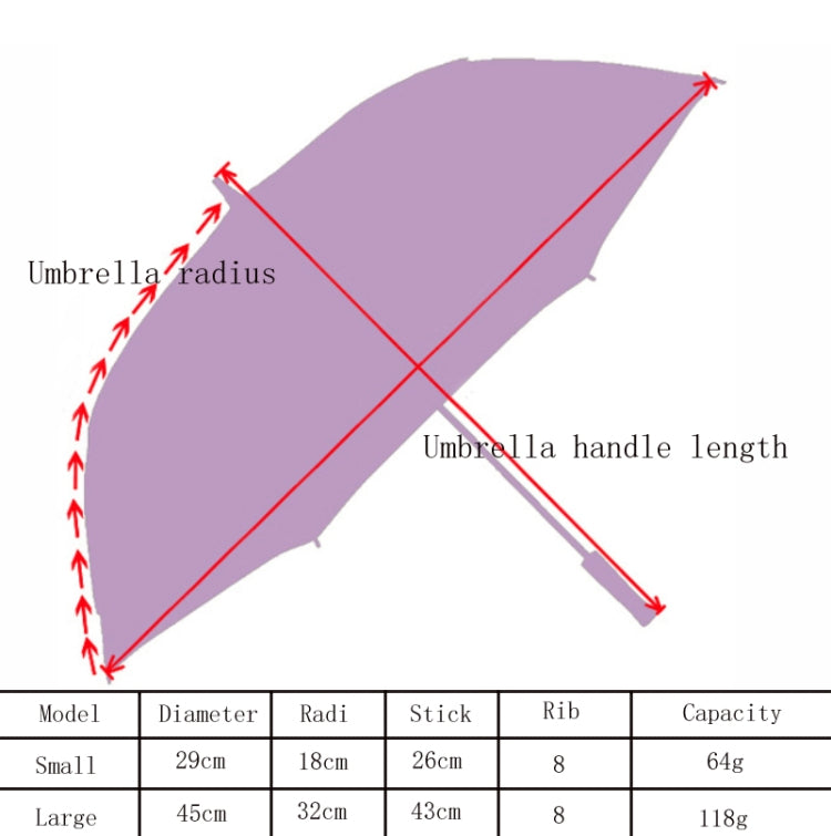 Wedding Bridal Lace Umbrella Shooting Props Wedding Supplies, Length 26cm/ Diameter 29cm, Length 43/Diameter 45cm