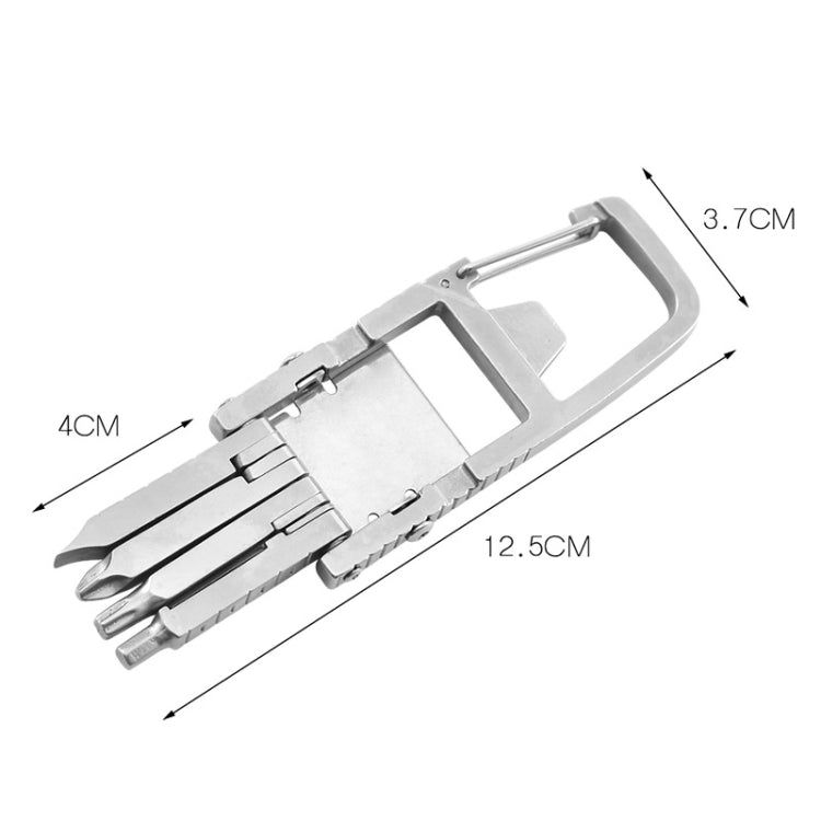 13 In 1 Multifunctional Stainless Steel Combination Batch Head Small Tool Foldable Outdoor Emergency Tool, 13 In 1