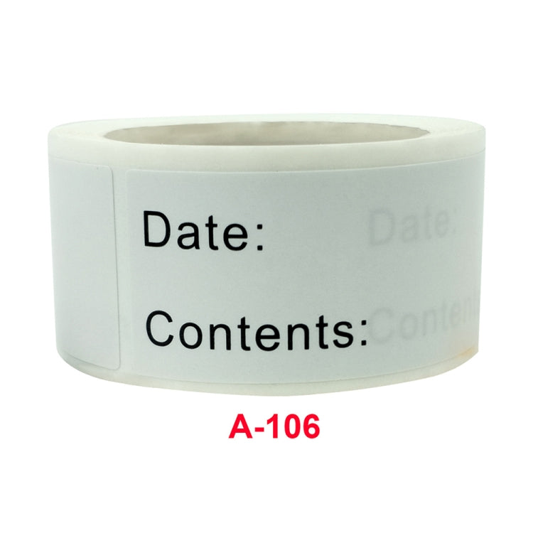 10 PCS Roll Home Kitchen Food Marking Date Sticker Label, 1 x 3 inch
