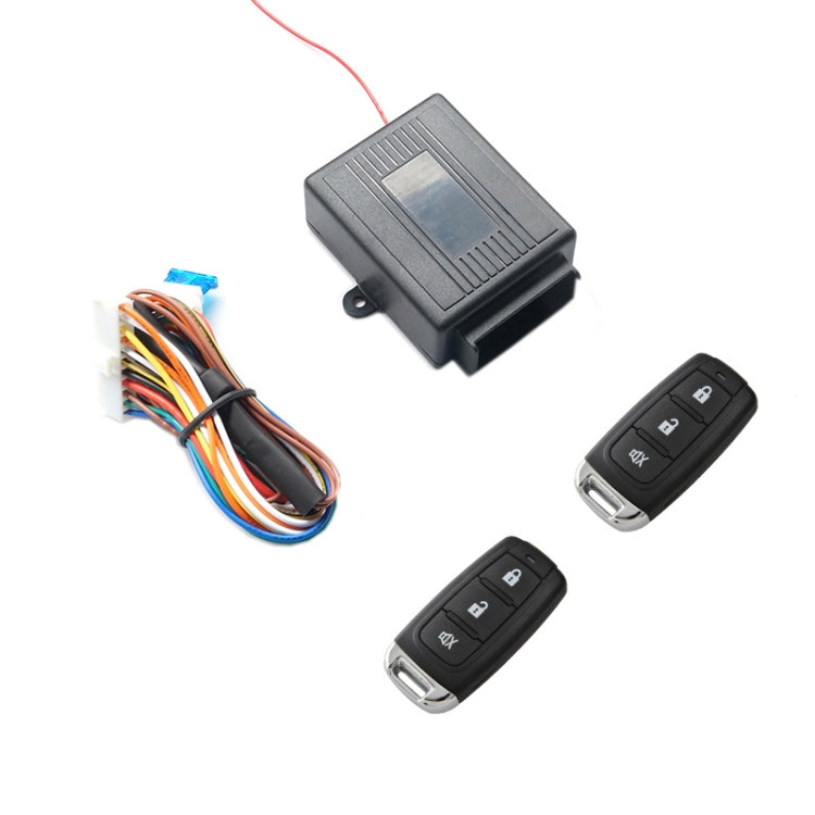 3pcs /Set Car Keyless Entry Remote Control Central Lock Universal Waterproof Three-Button Shell With Positive And Negative Tail Box, TSK-402B/T242