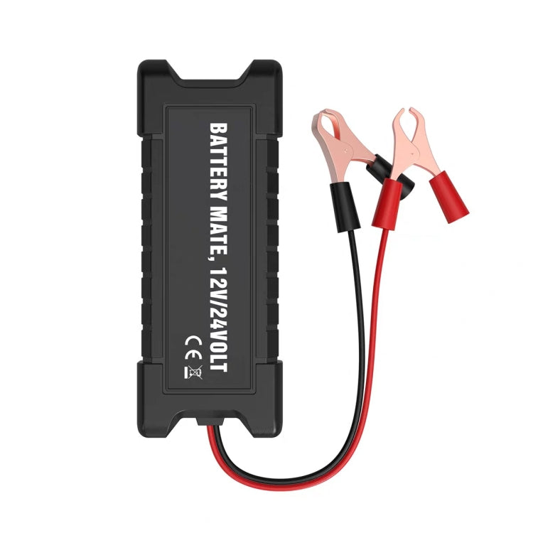 YAWOA BM410 Storage Battery Tester 12V/24V Load Test LED Smart Car Battery Tester Clip, BM410