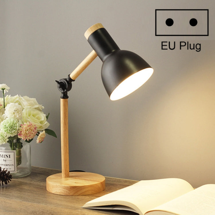T1062 Dormitory Eye Protection Desk Lamp Bbedroom Bedside Wood Lamp, US Plug, EU Plug, UK Plug, AU Plug