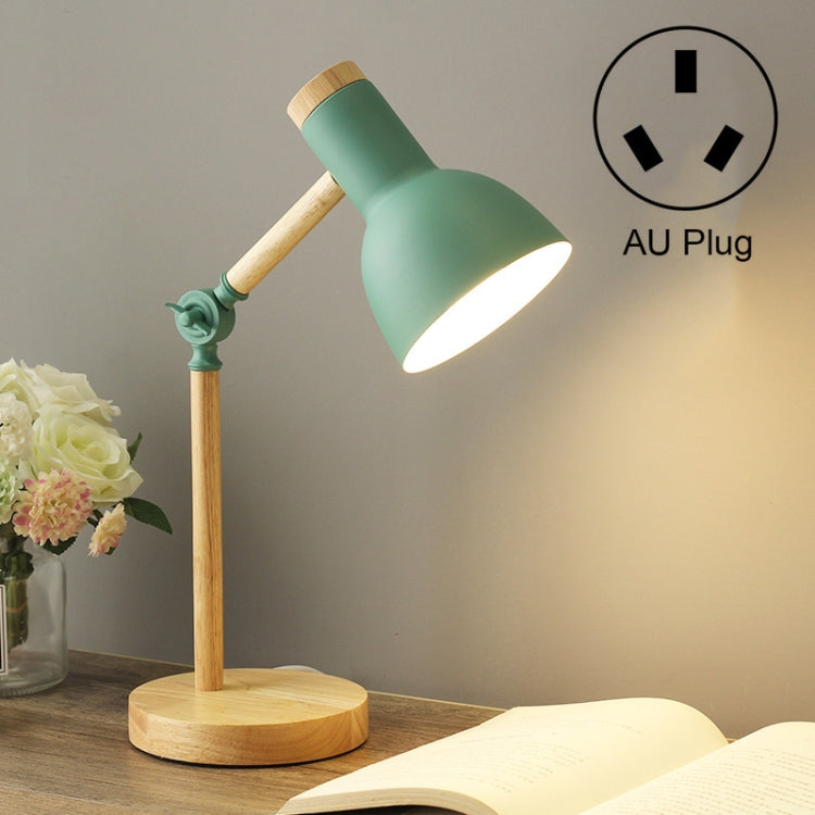 T1062 Dormitory Eye Protection Desk Lamp Bbedroom Bedside Wood Lamp, US Plug, EU Plug, UK Plug, AU Plug
