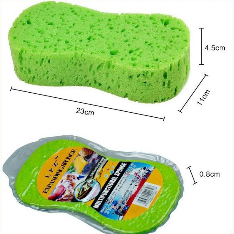 10 PCS Honeycomb Car Wash Sponge Large Vacuum Compression Sponge Car Beauty Waxing Tool, Car Washing Sponge