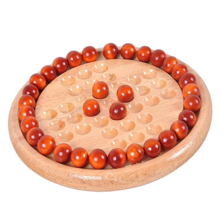 2 PCS Adult Classical Wooden Educational Toys Independent Diamond Chess, Independent Chess