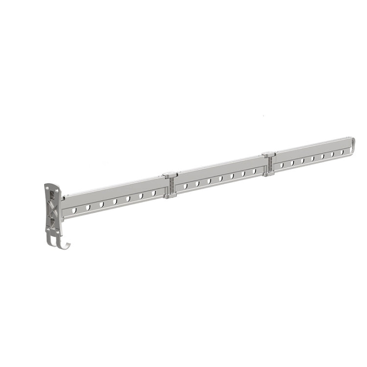 Clothes Rack Folding Telescopic Balcony Drying Rack Indoor Household Wall-Mounted Clothes Rail, Golden Long (3 Sections), Silver Long (3 Sections), Black Long (3 Sections), Rose Gold Long (3 Sections), Golden Short (2 Section), Silver Short (2 sections...