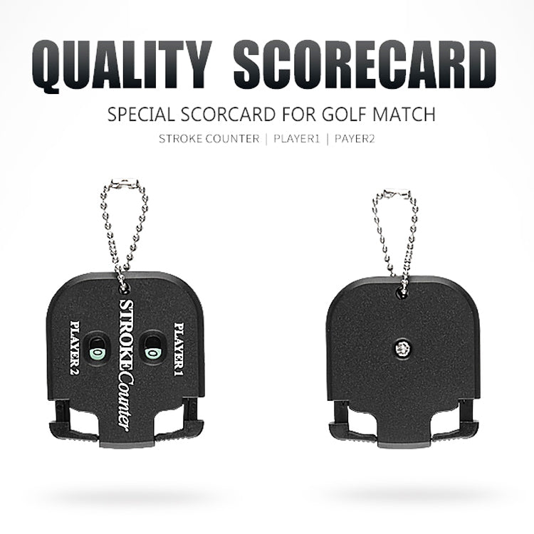 PGM Square Golf Scoring Device Double Dial Counting Device, Double Dial